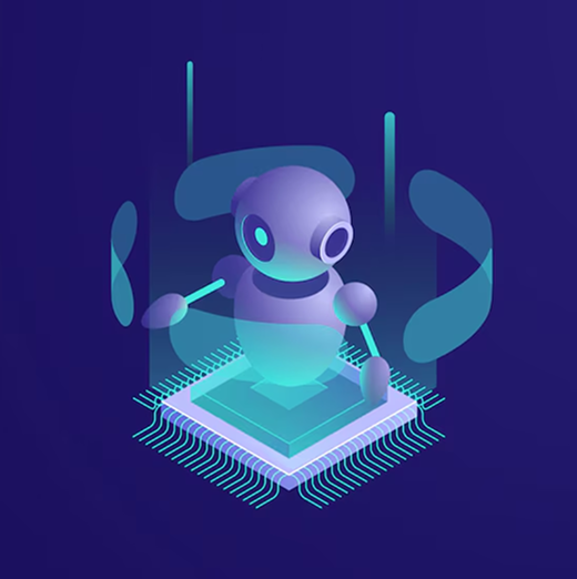 AI and Automation Illustration